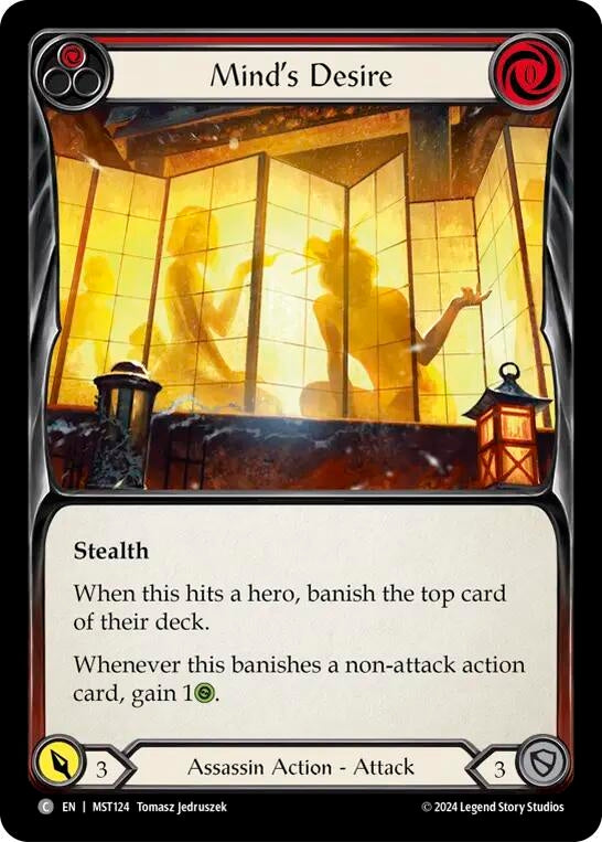 Image for Mind's Desire (Red) (Part the Mistveil) (MST124) - Flesh and Blood TCG