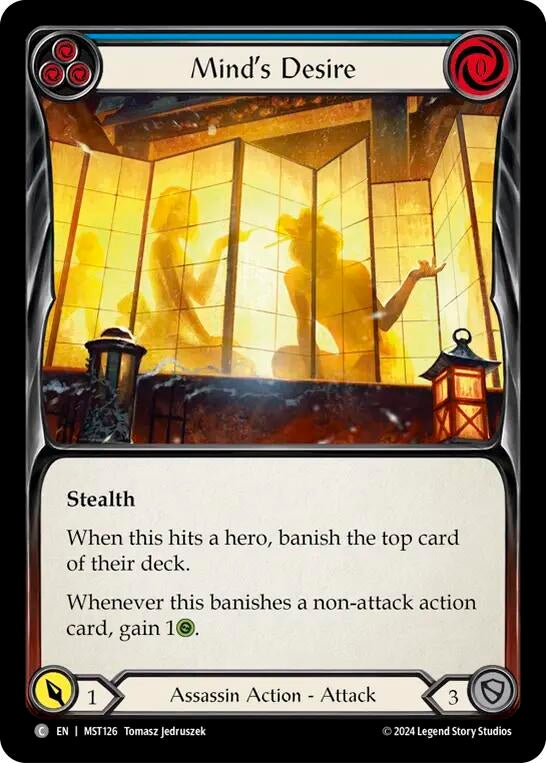 Image for Mind's Desire (Blue) (Part the Mistveil) (MST126) - Flesh and Blood TCG