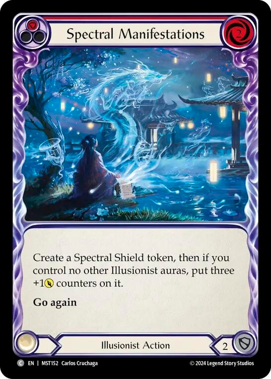 Image for Spectral Manifestations (Red) (Part the Mistveil) (MST152) - Flesh and Blood TCG