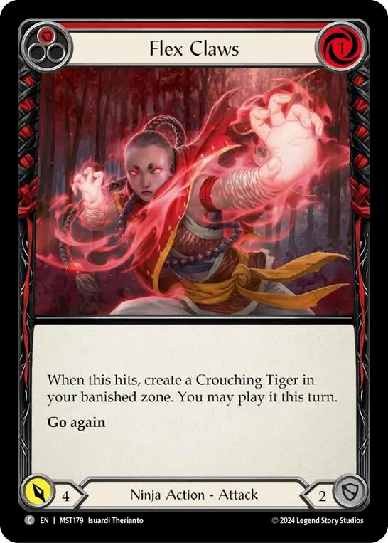 Image for Flex Claws (Red) (Part the Mistveil) (MST179) - Flesh and Blood TCG
