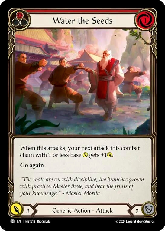 Image for Water the Seeds (Red) (Part the Mistveil) (MST212) - Flesh and Blood TCG