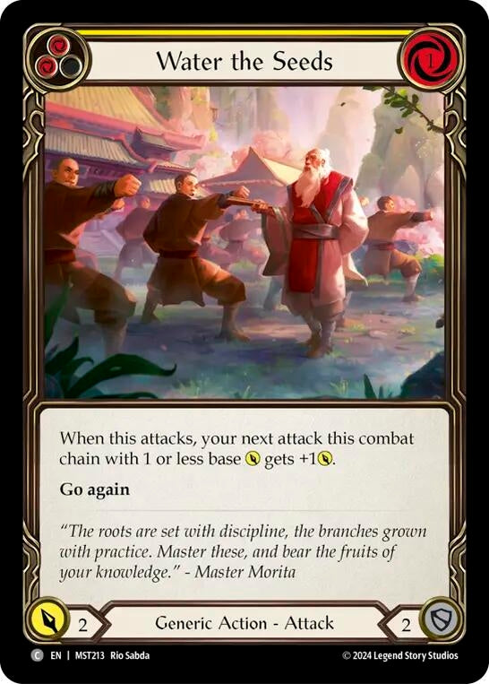 Image for Water the Seeds (Yellow) (Part the Mistveil) (MST213) - Flesh and Blood TCG