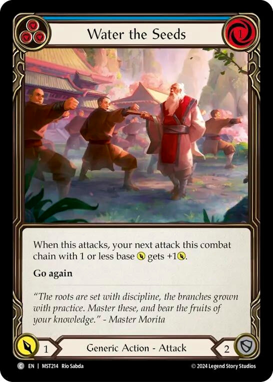 Image for Water the Seeds (Blue) (Part the Mistveil) (MST214) - Flesh and Blood TCG