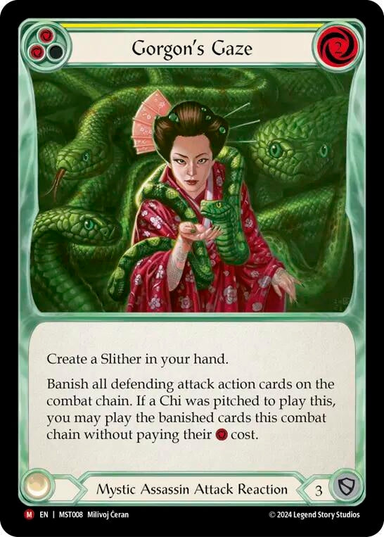 Image for Gorgon's Gaze (Part the Mistveil) (MST008) - Flesh and Blood TCG