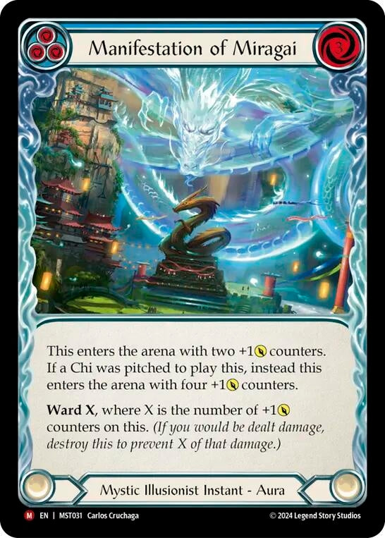 Image for Manifestation of Miragai (Part the Mistveil) (MST031) - Flesh and Blood TCG