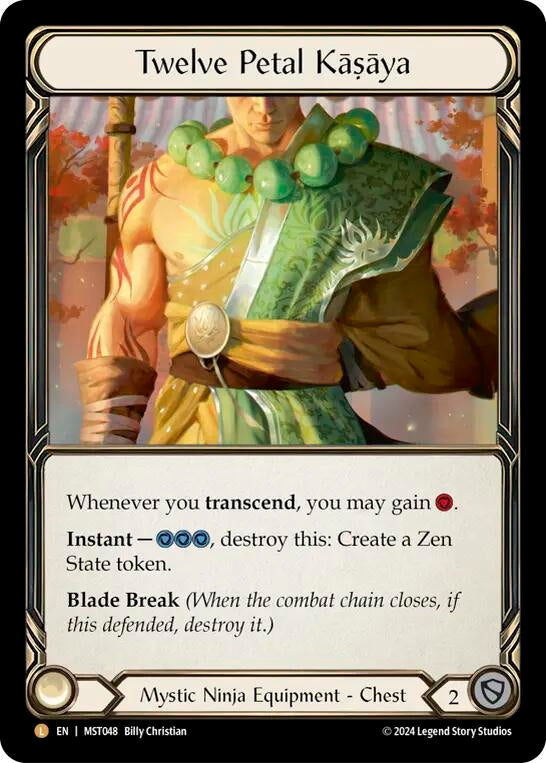 Image for Twelve Petal Kasaya (Part the Mistveil) (MST048) - Flesh and Blood TCG