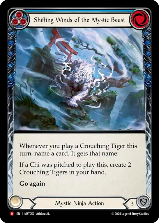 Image for Shifting Winds of the Mystic Beast (Part the Mistveil) (MST052) - Flesh and Blood TCG