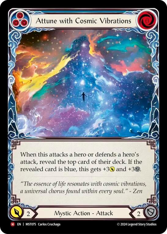Image for Attune with Cosmic Vibrations (Part the Mistveil) (MST075) - Flesh and Blood TCG