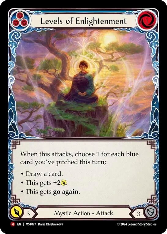 Image for Levels of Enlightenment (Part the Mistveil) (MST077) - Flesh and Blood TCG
