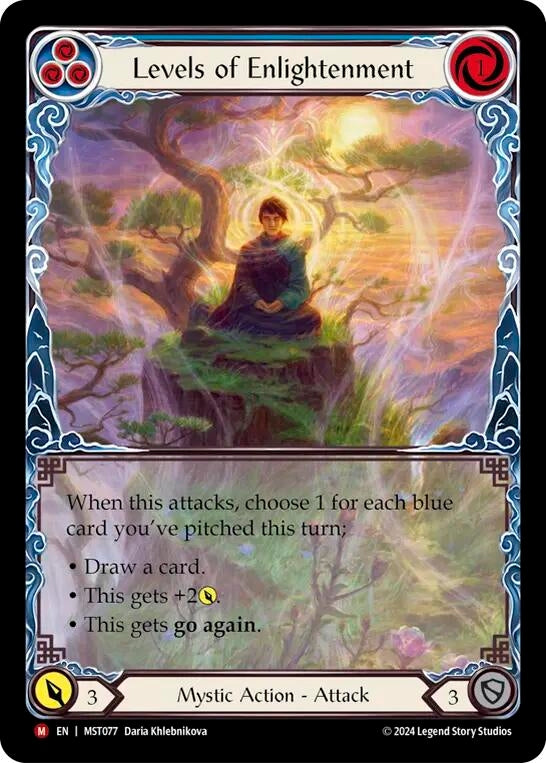 Image for Levels of Enlightenment (Extended Art) (Part the Mistveil) (MST077) - Flesh and Blood TCG