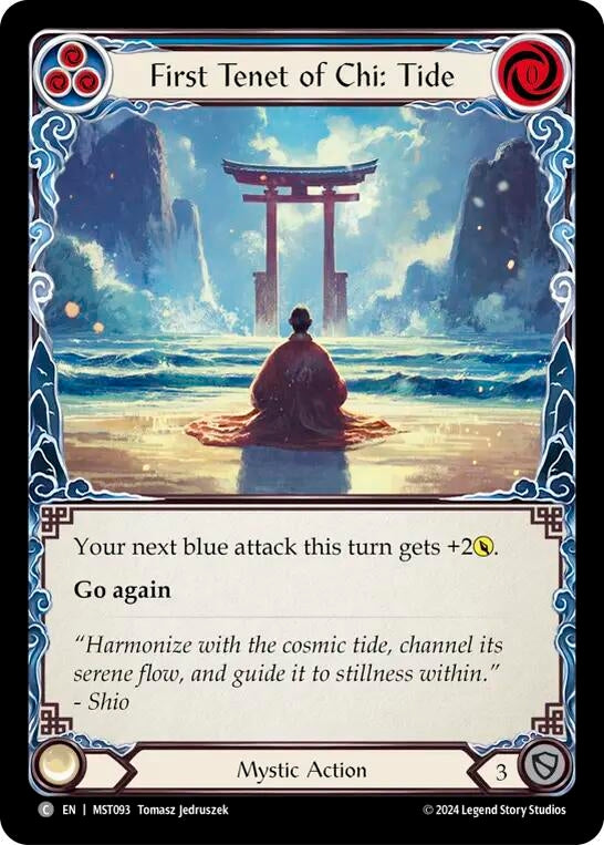 Image for First Tenet of Chi: Tide (Part the Mistveil) (MST093) - Flesh and Blood TCG