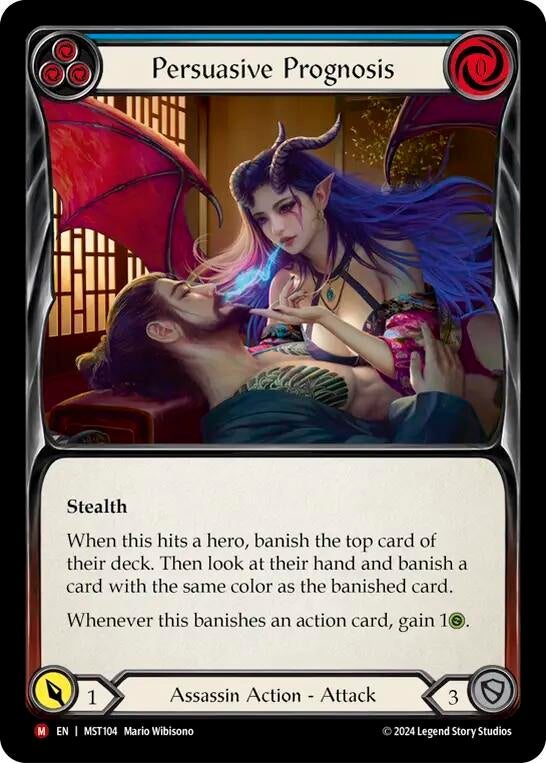 Image for Persuasive Prognosis (Part the Mistveil) (MST104) - Flesh and Blood TCG