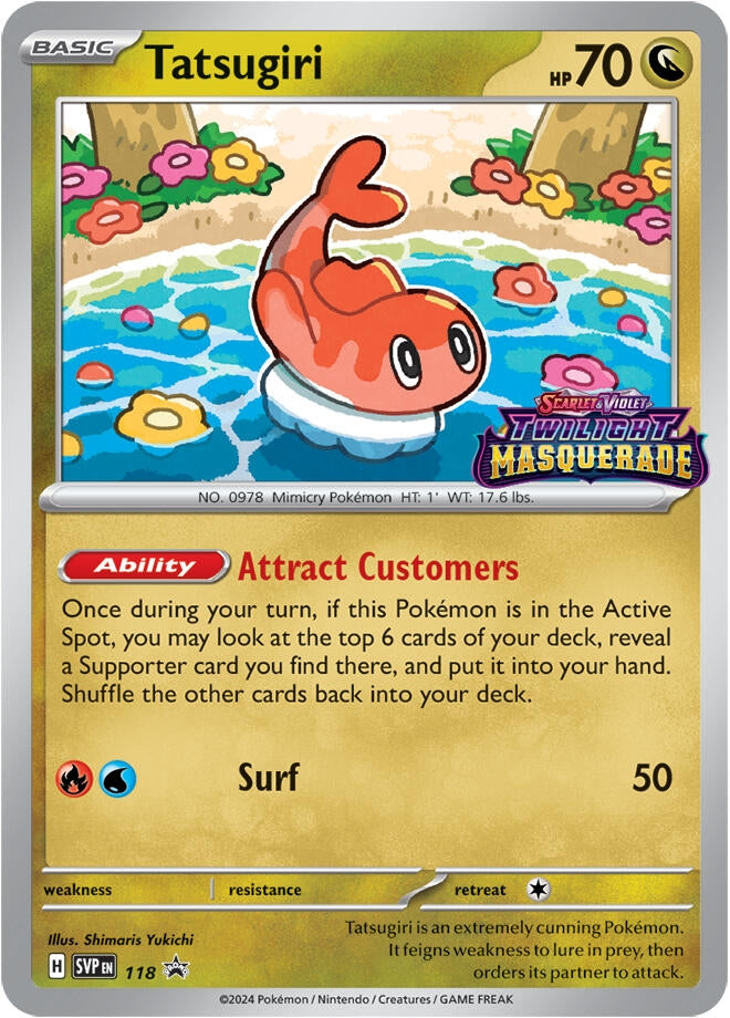 Image for Tatsugiri - 118 (SV: Scarlet & Violet Promo Cards) (118) - Pokemon