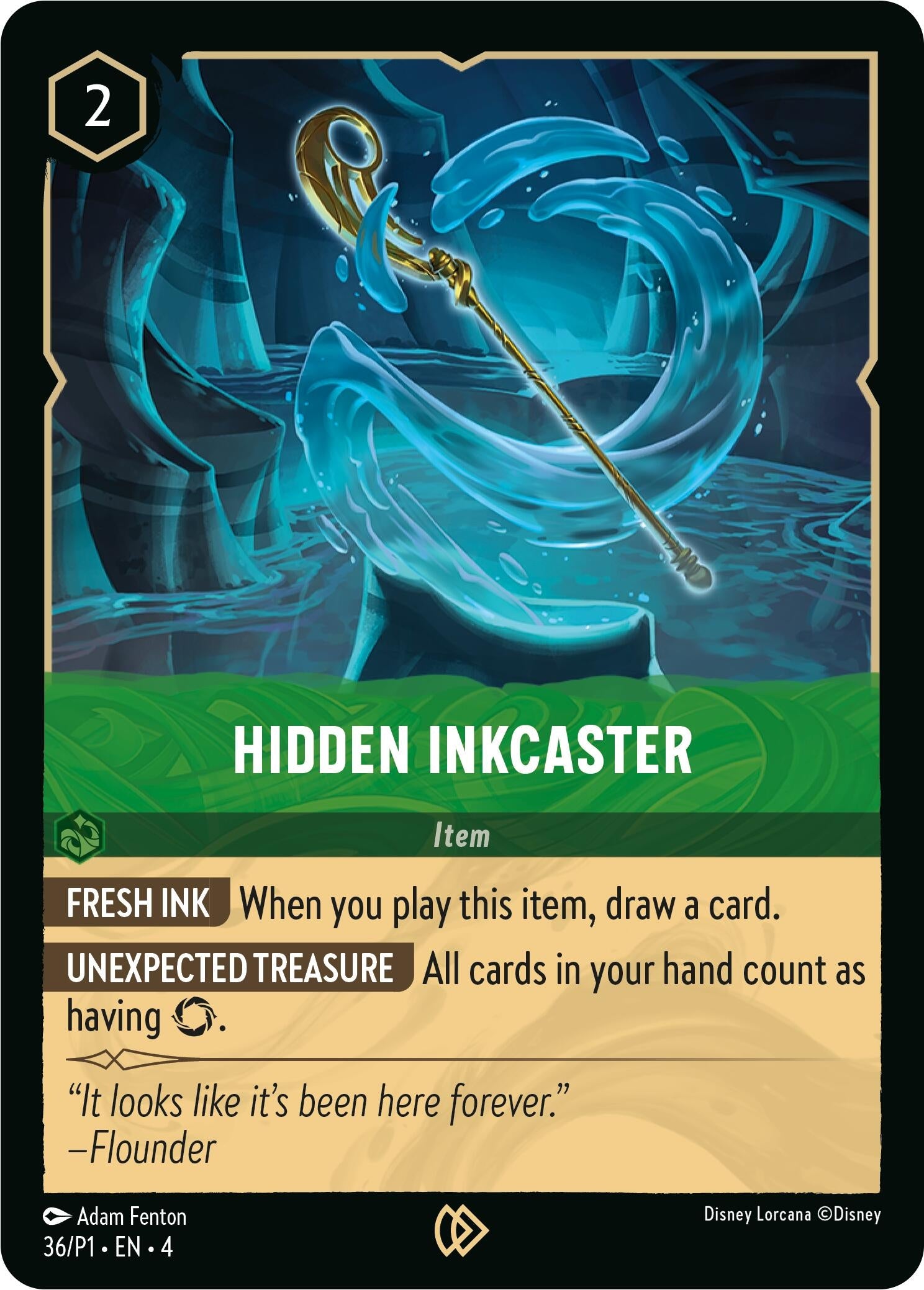 Image for Hidden Inkcaster (Disney Lorcana Promo Cards) (36) - Disney Lorcana