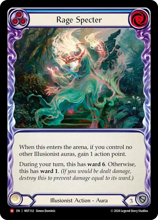 Image for Rage Specter (Part the Mistveil) (MST132) - Flesh and Blood TCG
