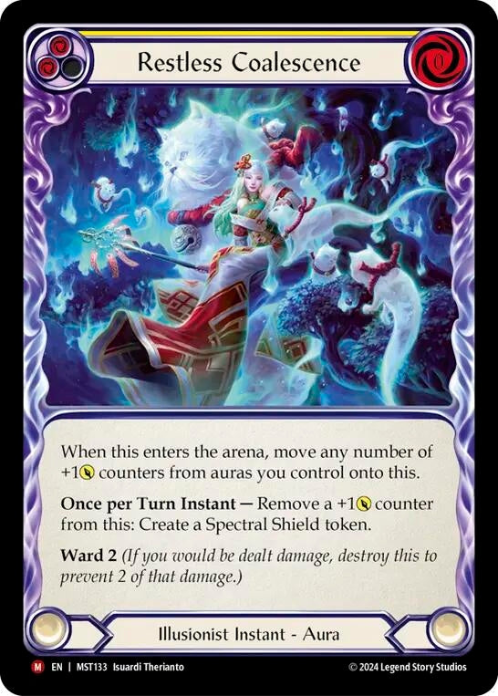 Image for Restless Coalescence (Part the Mistveil) (MST133) - Flesh and Blood TCG