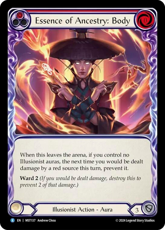 Image for Essence of Ancestry: Body (Part the Mistveil) (MST137) - Flesh and Blood TCG