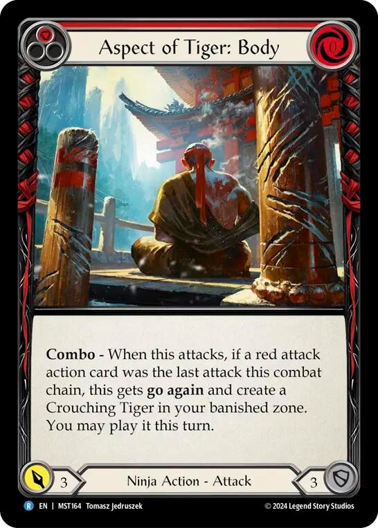 Image for Aspect of Tiger: Body (Part the Mistveil) (MST164) - Flesh and Blood TCG