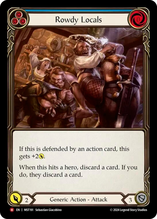 Image for Rowdy Locals (Part the Mistveil) (MST191) - Flesh and Blood TCG