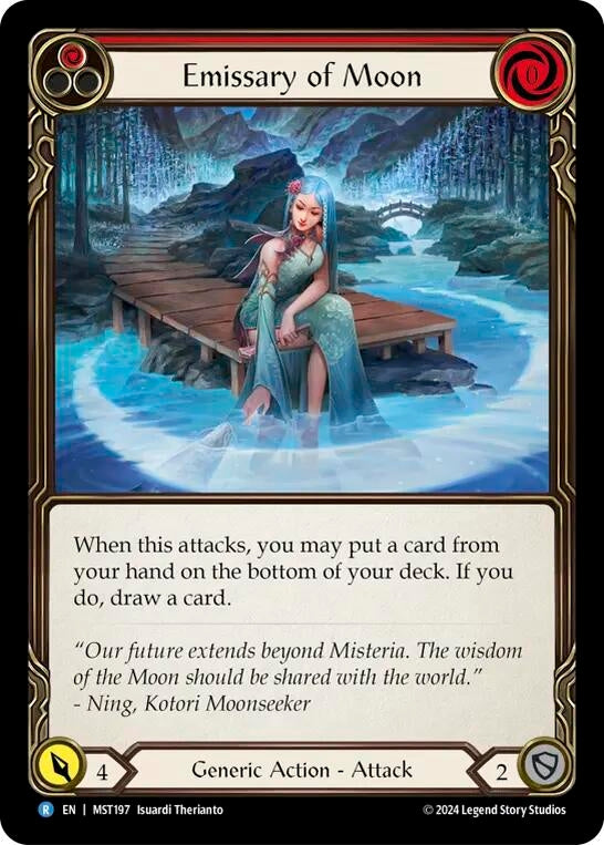 Image for Emissary of Moon (Part the Mistveil) (MST197) - Flesh and Blood TCG