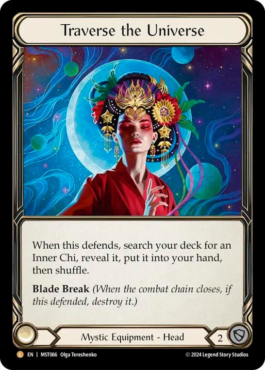 Image for Traverse the Universe (Part the Mistveil) (MST066) - Flesh and Blood TCG