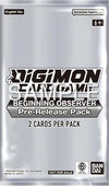 Image for Beginning Observer Pre-Release Pack - Digimon Card Game