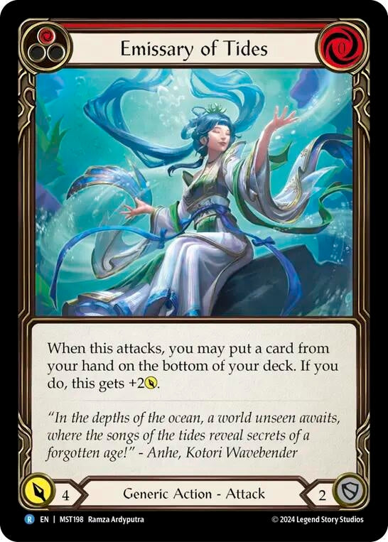 Image for Emissary of Tides (Part the Mistveil) (MST198) - Flesh and Blood TCG