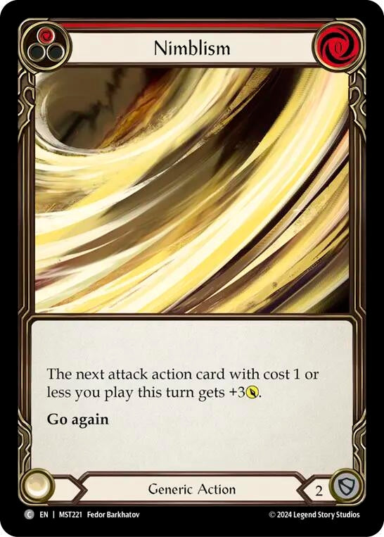 Image for Nimblism (Red) (Part the Mistveil) (MST221) - Flesh and Blood TCG