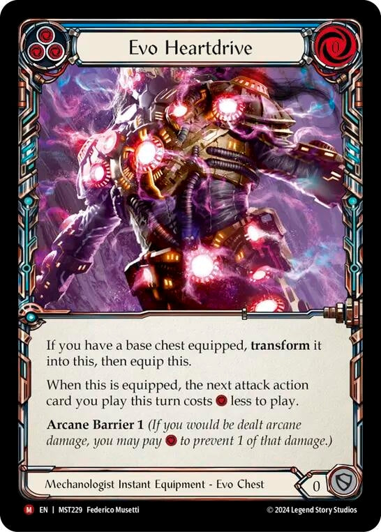 Image for Evo Heartdrive (Part the Mistveil) (MST229) - Flesh and Blood TCG