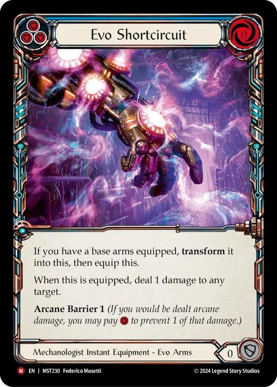 Image for Evo Shortcircuit (Part the Mistveil) (MST230) - Flesh and Blood TCG