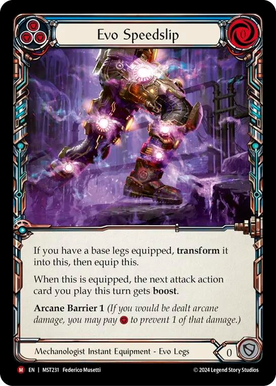 Image for Evo Speedslip (Part the Mistveil) (MST231) - Flesh and Blood TCG