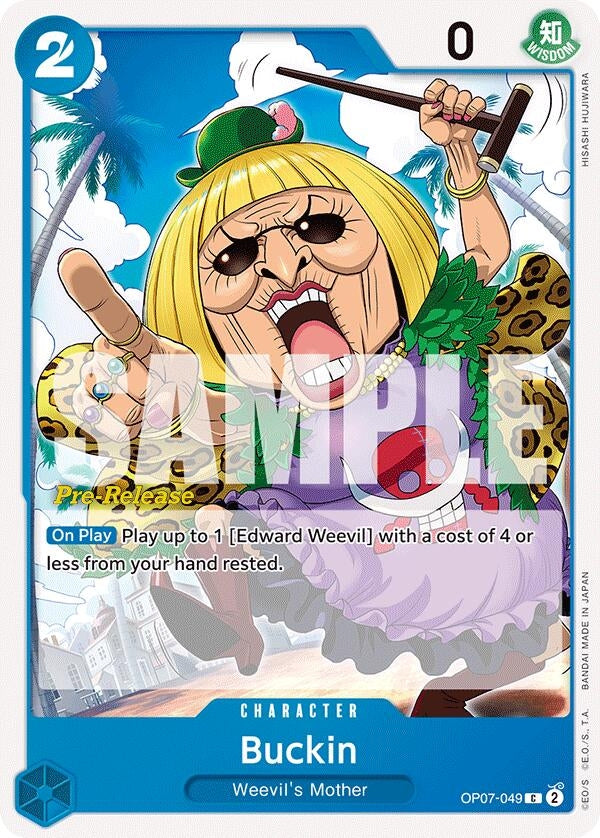 Image for Buckin (500 Years in the Future Pre-Release Cards) (OP07-049) - One Piece Card Game