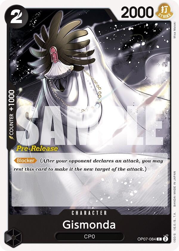 Image for Gismonda (500 Years in the Future Pre-Release Cards) (OP07-084) - One Piece Card Game