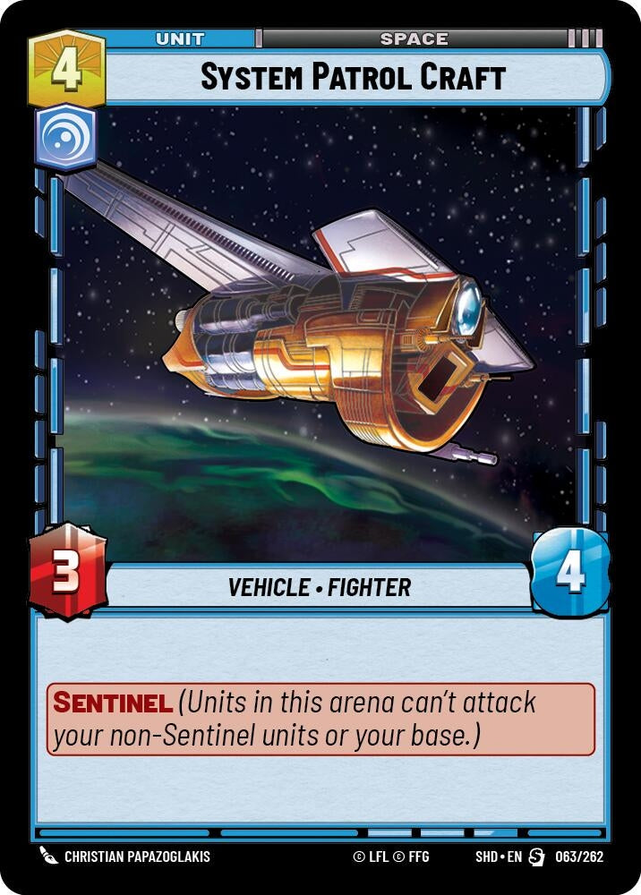 Image for System Patrol Craft (Shadows of the Galaxy) (063/262) - Star Wars: Unlimited