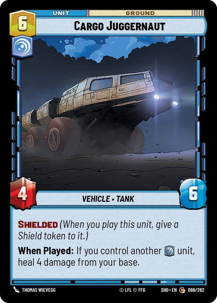 Image for Cargo Juggernaut (Shadows of the Galaxy) (066/262) - Star Wars: Unlimited