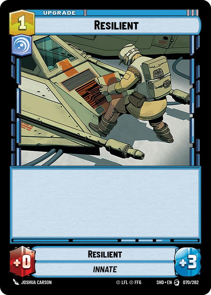 Image for Resilient (Shadows of the Galaxy) (070/262) - Star Wars: Unlimited