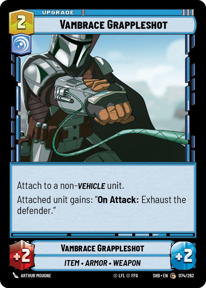 Image for Vambrace Grappleshot (Shadows of the Galaxy) (074/262) - Star Wars: Unlimited
