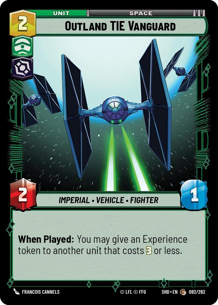 Image for Outland TIE Vanguard (Shadows of the Galaxy) (082/262) - Star Wars: Unlimited