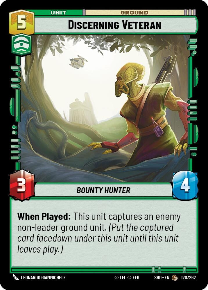 Image for Discerning Veteran (Shadows of the Galaxy) (120/262) - Star Wars: Unlimited
