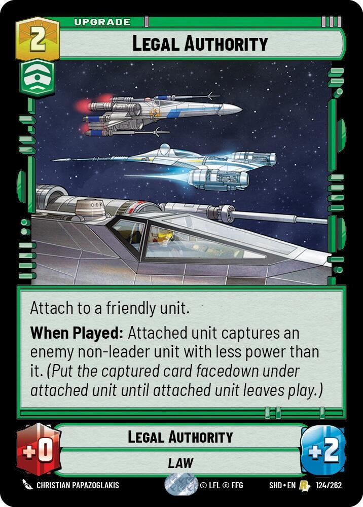 Image for Legal Authority (Shadows of the Galaxy) (124/262) - Star Wars: Unlimited