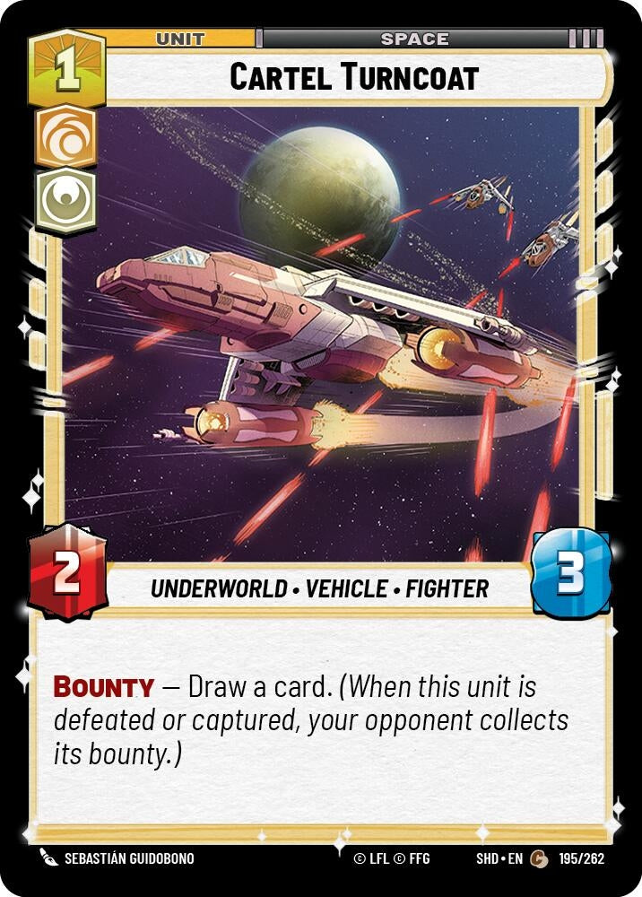 Image for Cartel Turncoat (Shadows of the Galaxy) (195/262) - Star Wars: Unlimited