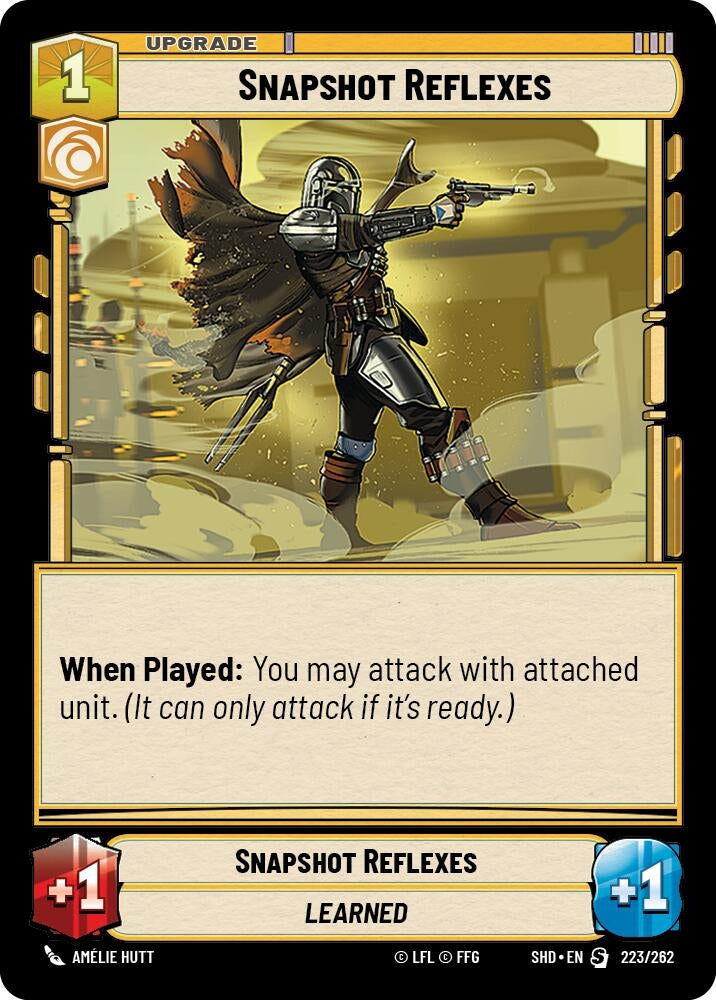 Image for Snapshot Reflexes (Shadows of the Galaxy) (223/262) - Star Wars: Unlimited