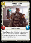 Image for Greef Karga - Affable Commissioner (Shadows of the Galaxy) (245/262) - Star Wars: Unlimited