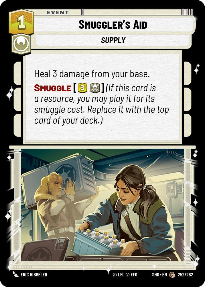 Image for Smuggler's Aid (Shadows of the Galaxy) (252/262) - Star Wars: Unlimited