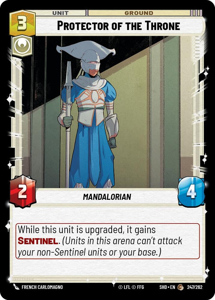 Image for Protector of the Throne (Shadows of the Galaxy) (247/262) - Star Wars: Unlimited