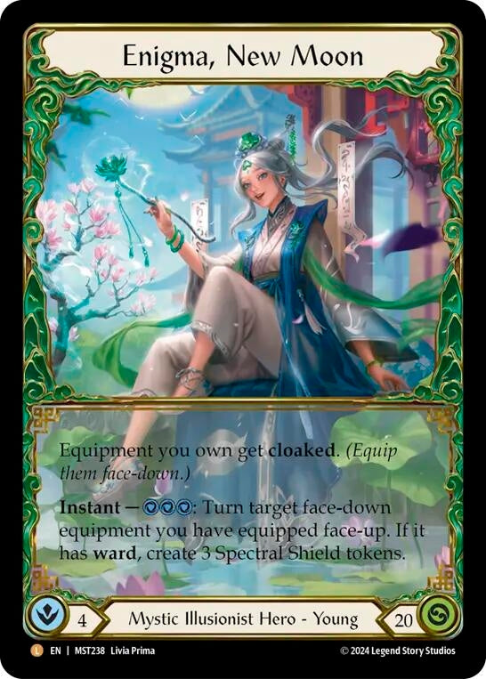 Image for Enigma, New Moon (Part the Mistveil) (MST238) - Flesh and Blood TCG