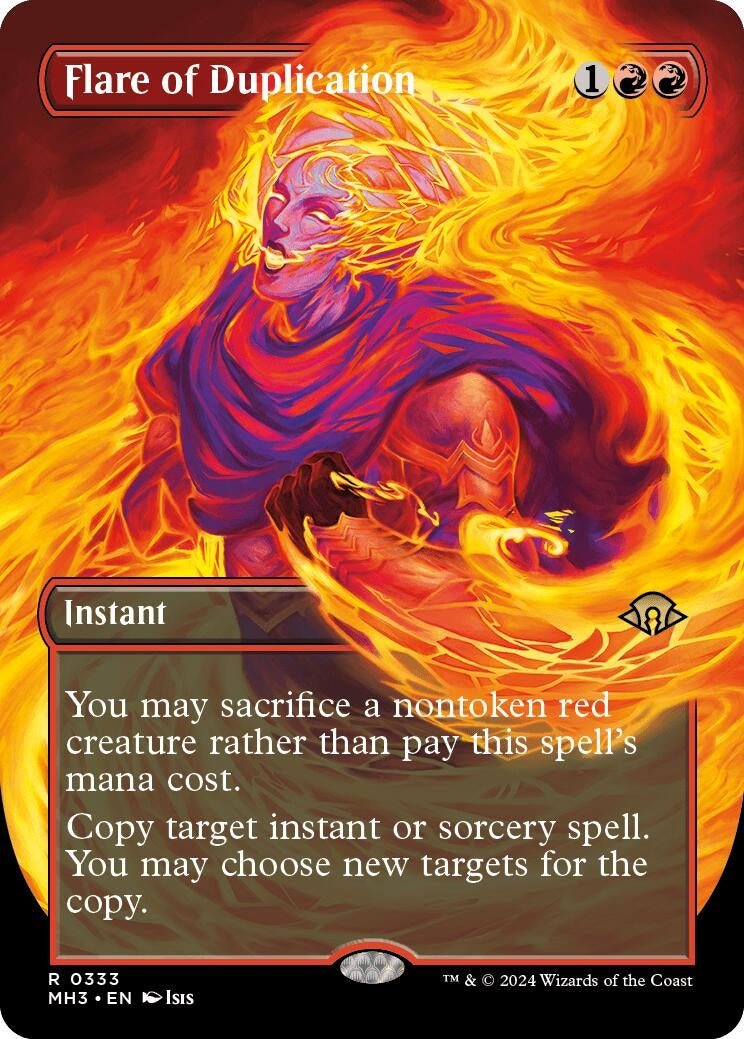 Image for Flare of Duplication (Borderless) (Modern Horizons 3) (333) - Magic: The Gathering