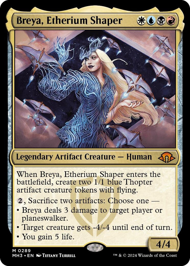 Image for Breya, Etherium Shaper (Modern Horizons 3) (289) - Magic: The Gathering