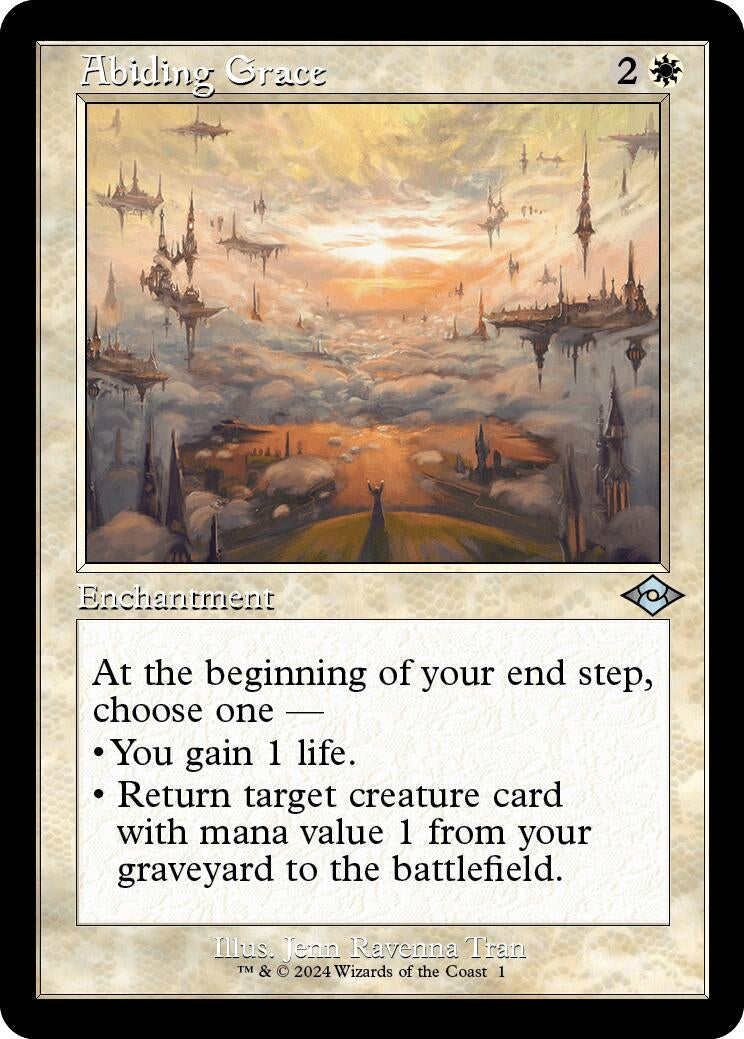 Image for Abiding Grace (Retro Frame) (Modern Horizons 2) (1) - Magic: The Gathering