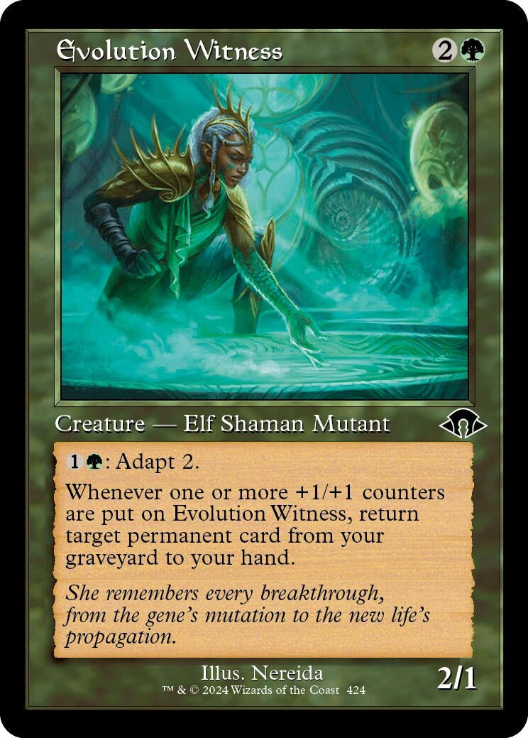 Image for Evolution Witness (Retro Frame) (Modern Horizons 3) (424) - Magic: The Gathering